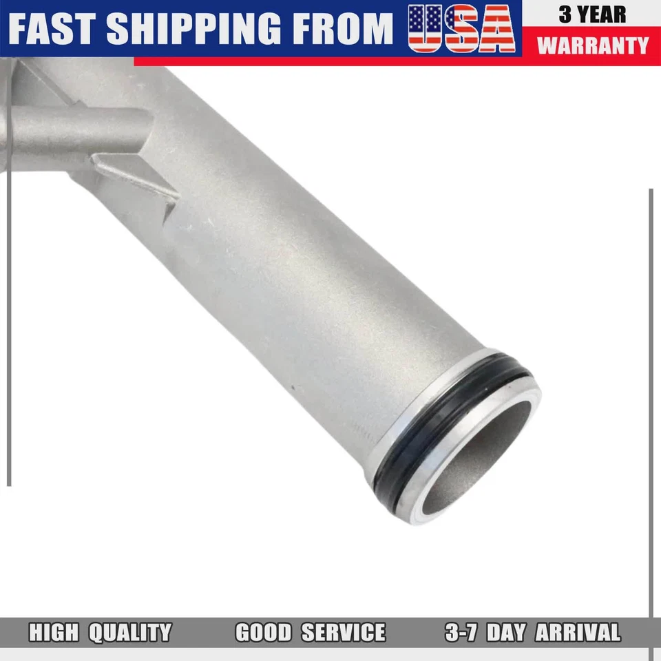 03H121117A Para Audi Q7 VW Passat Touareg CC 3.6L Carcasa Termostato Plateado EE. UU. Foto 3 de 4