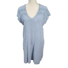 Anthropologie Maeve Blue Shift Dress Medium