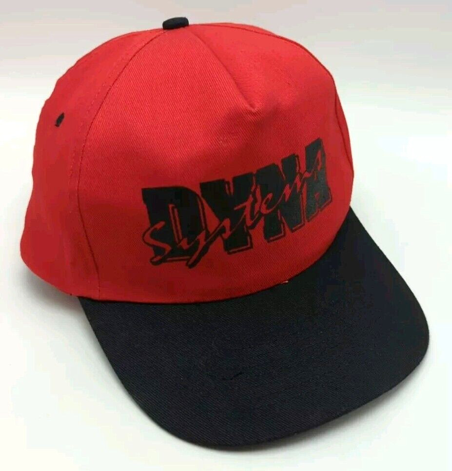 DYNA SYSTEMS hat red black adjustable snapback cap - image 1