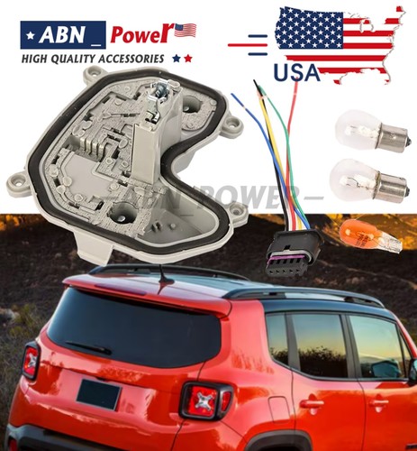 Wiring Harness Plug For 2015-2017 Jeep Renegade Rear Taillight Bracket – Left/Right, Direct Fit (Replaces 68256058AA)