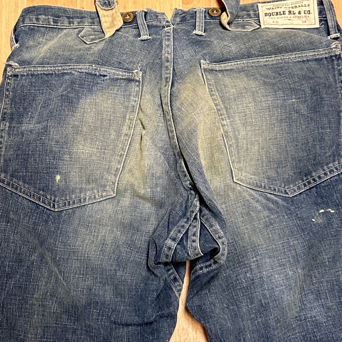 [Rare] RRL “XX model type\" denim pants 506 RRL Double RL Jeans Men's rare extra rise new buckle back