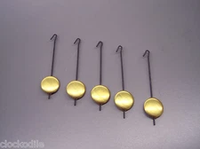 5 PENDULUMS for Mini Novelty Clocks Hummel Black Forest Zappler Lux -- parts