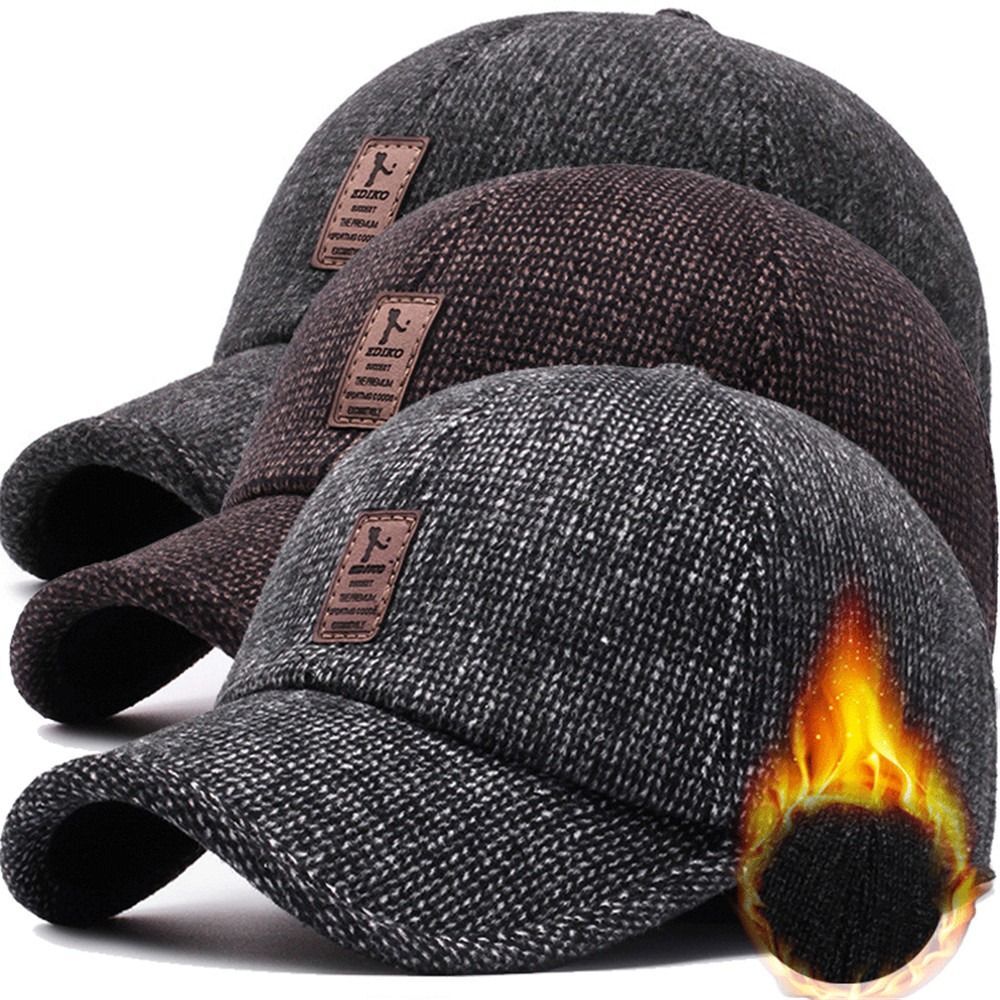 APL Cappelli da baseball da esterno spessi casual caldi berretto protezione orecchie cappello