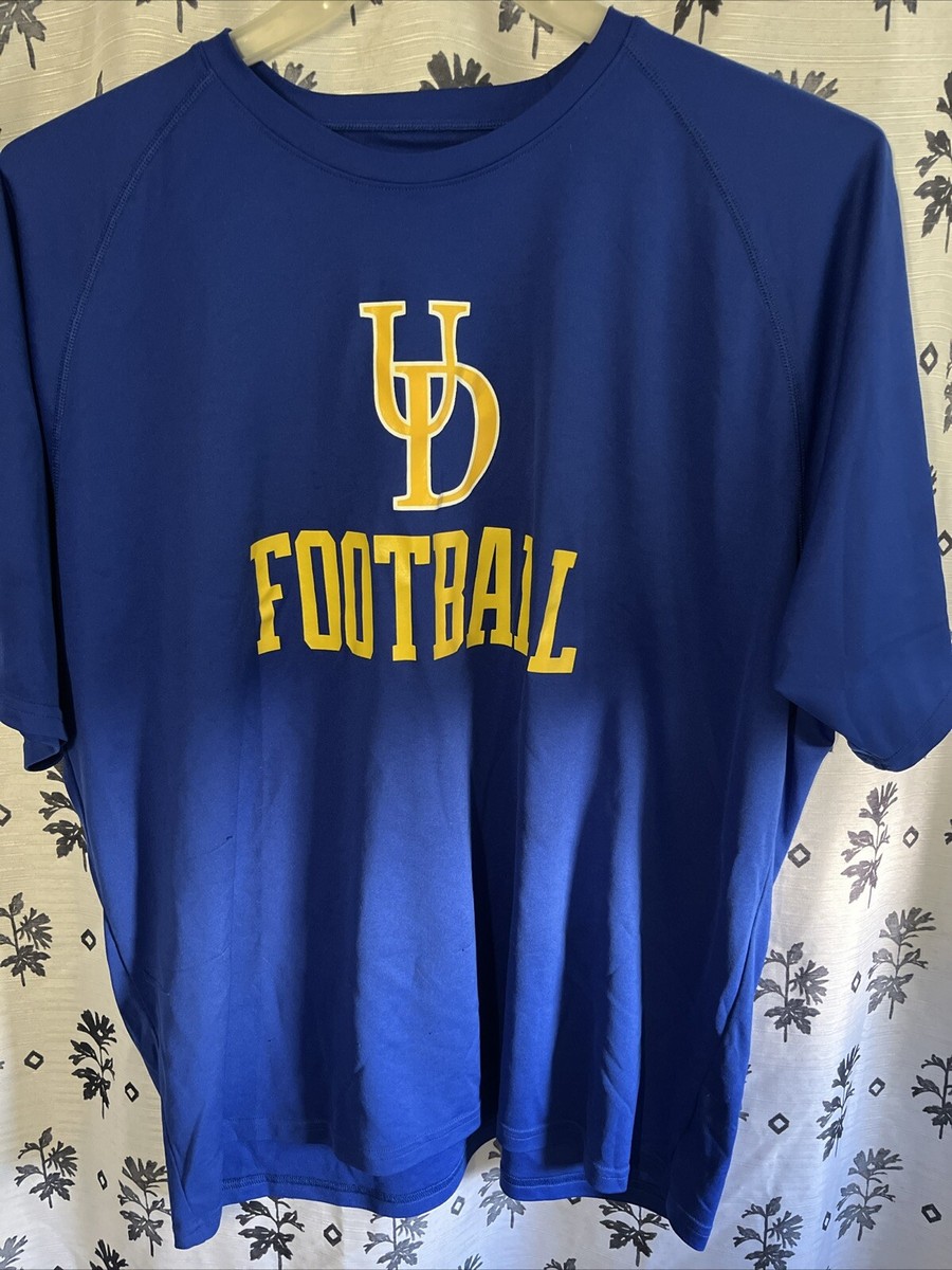 UNDER ARMOUR 原監督ユニフォーム XL Delaware UD FOOTBALL Shirt Men's XL Under Armour Long Sleeve Blue