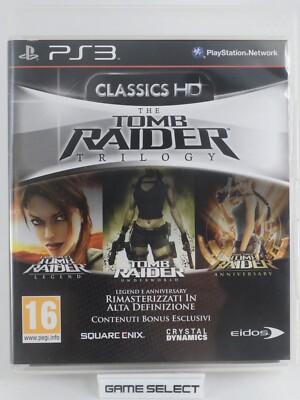 THE Tomb Raider Trilogy Classics HD Sony PS3 PlayStation 3 PAL Complete