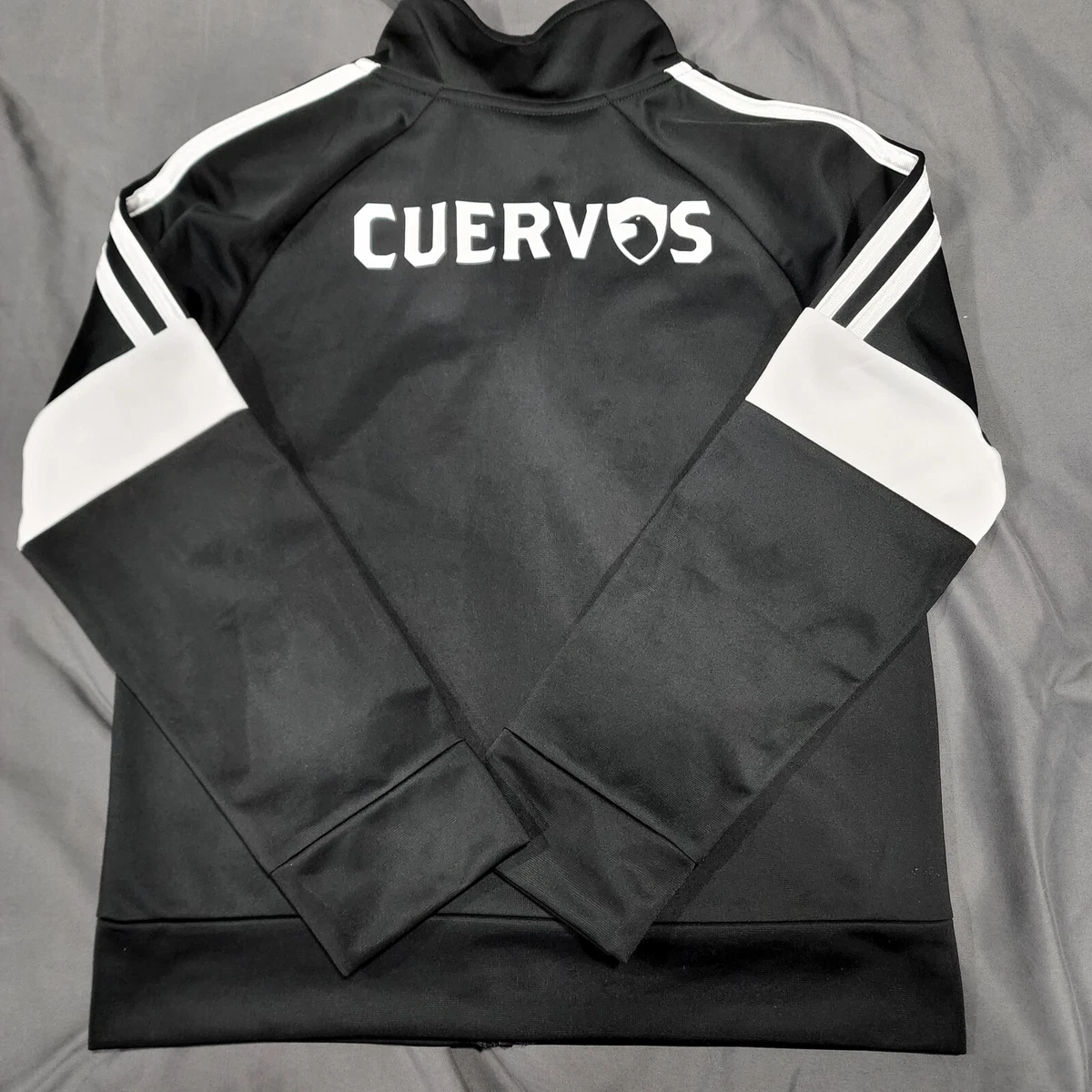 Adidas Club de Cuervos Event Tricot Track Jacket Kids Small Liga MX Mexico  | eBay