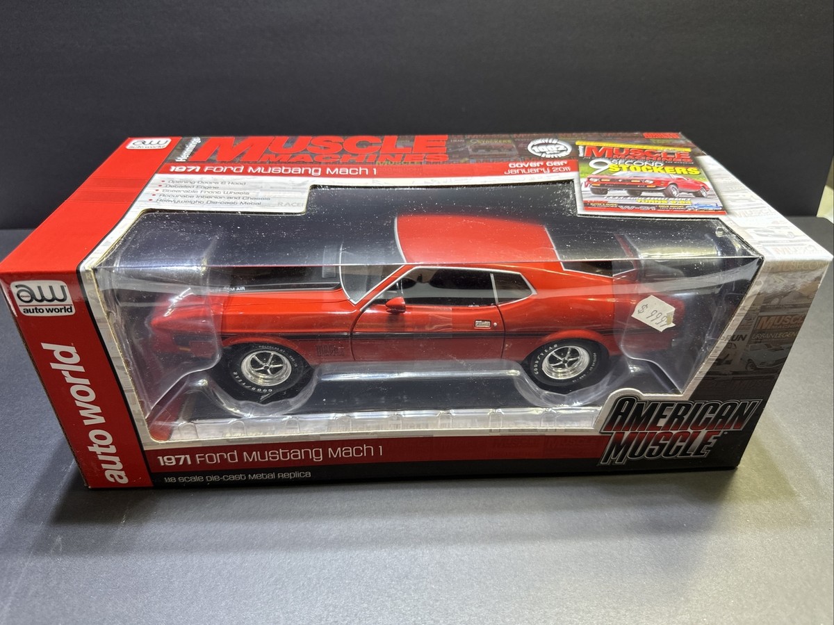 1971 Mustang Mach 1 ミニカー 1:18スケール 1971 FORD MUSTANG MACH 1 HARDTOP 1/18 scale DIECAST CAR AUTO