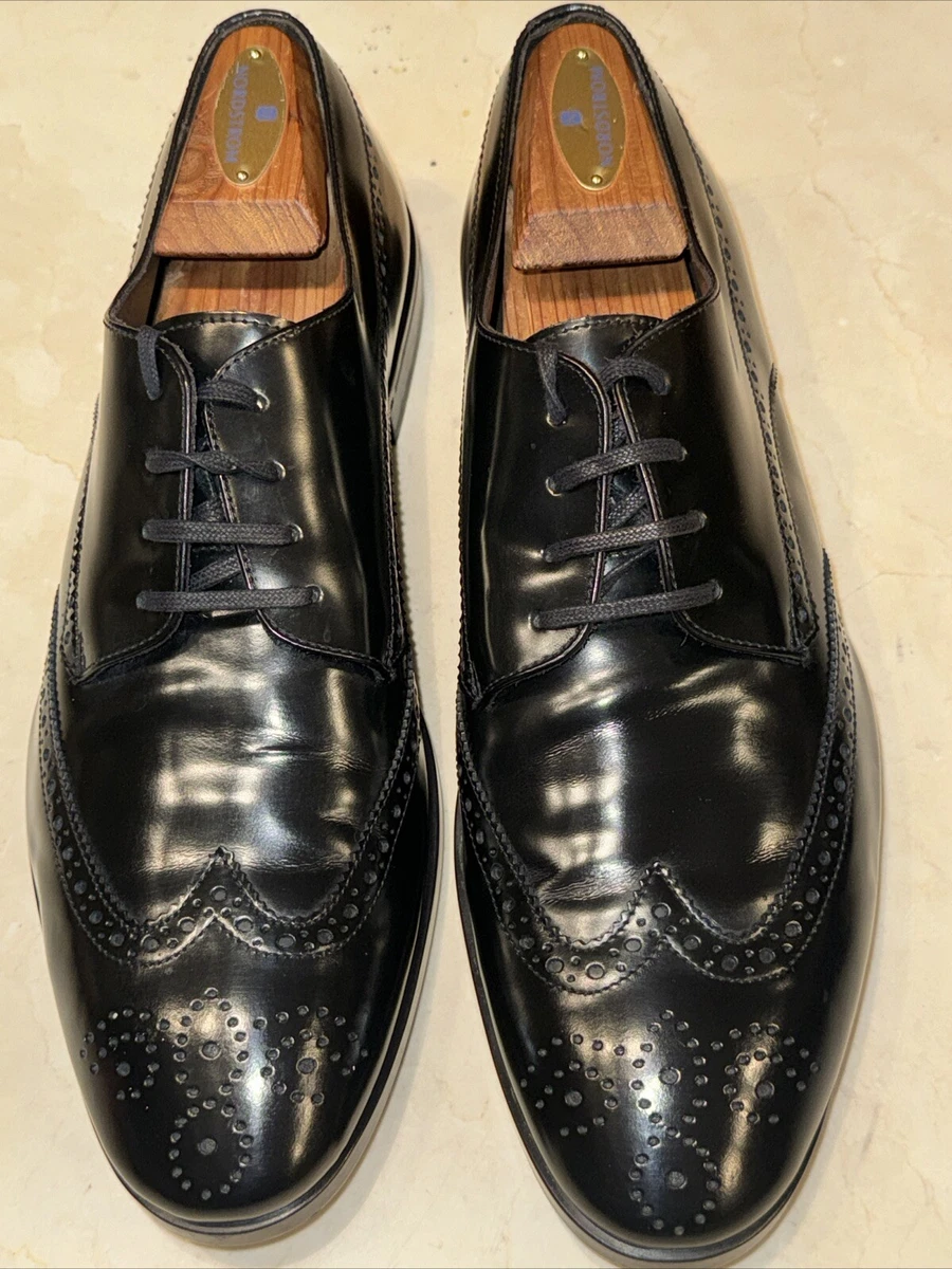 a.testoni Black Wingtip Men's Dress Shoes for sale | eBay