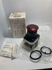 ALLEN BRADLEY 800H-FRXTQ24RA1 PB 2 POS TWIST REL 24V RED MUSH 1NO,1NCLB SE F NIB