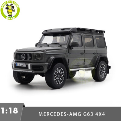Mercedes-AMG G 63 4x4 ミニカー 1/18 1/18 Mercedes AMG G63 4×4² W464 Benz G Class Gray Diecast