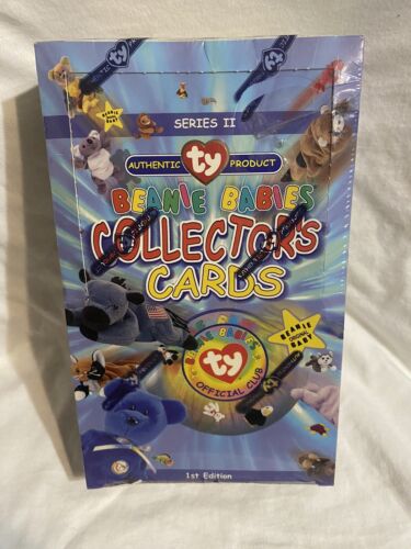 Unopened Box Ty Beanie Babies Collector's Cards Series II Packs - Picture 1 of 4