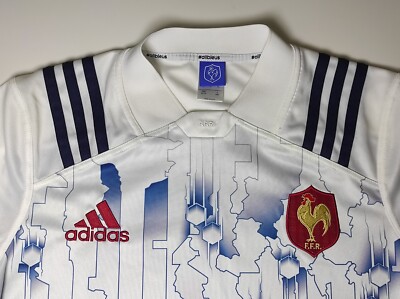 ウェア vintage adidas France rugby FFR FFR FRANCE RUGBY 2016-17 HOME SHIRT ADIDAS AZ4444 JERSEY SIZE XL