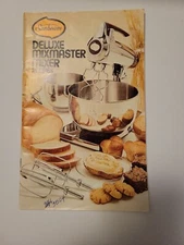 Vintage 1975 Booklet "Sunbeam Deluxe Mixmaster Mixer Recipes" 