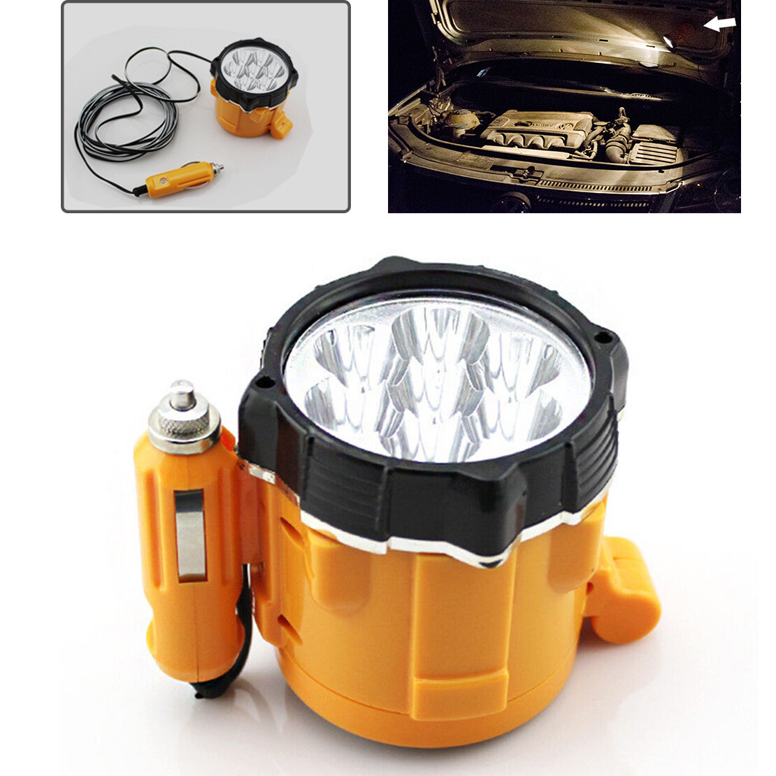 Magnetic Emergency Spot Lamp Working Torch Light