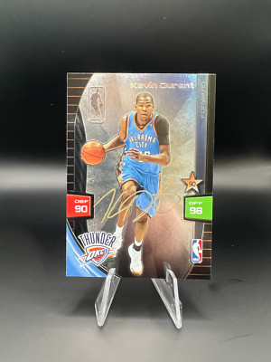 KEVIN DURANT 2009 SIGNATURE SILVER EDITION CARD PANINI ADRENALYN XL THUNDER OKC