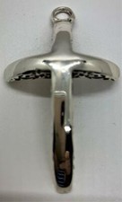 Silver Cross Tooled Pendant Fashion Jewelry