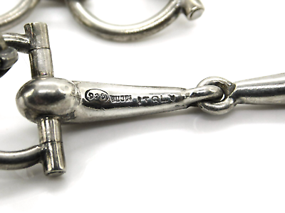 Vintage Gucci 925 Sterling Silver Horsebit Link Bracelet Vintage Gucci 925 Sterling Silver Horsebit Link Bracelet
