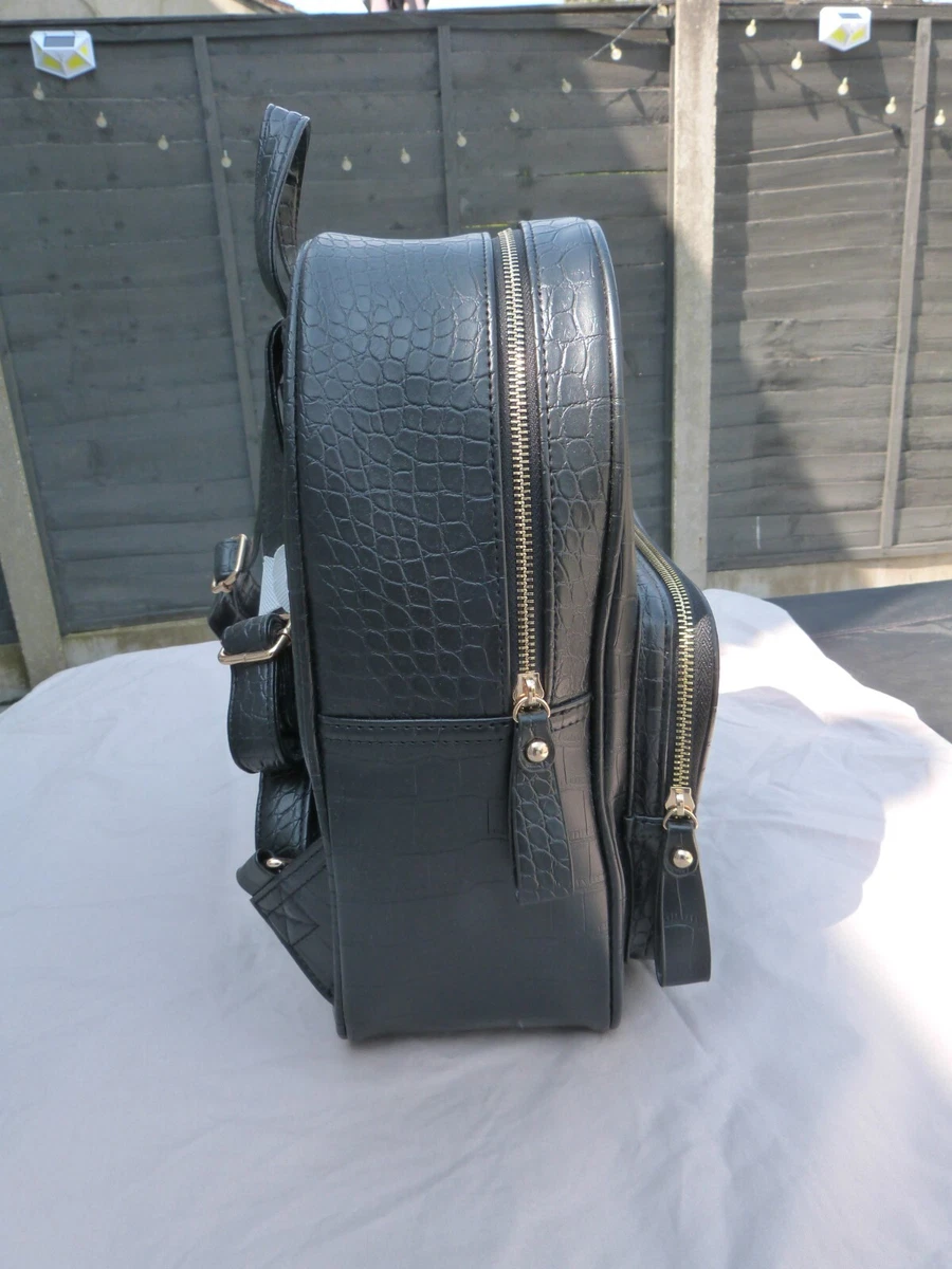 Faux top croc backpack