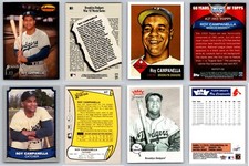 Roy Campanella 4 Card Lot - Brooklyn Dodgers / Baltimore Elite Giants HOF