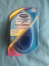 New Pair of Dr. Scholl s Massaging Gel Women s Heel Cushions Fits Shoe Size 6-10