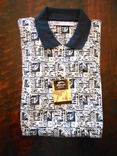 Vintage Slazenger Golf Short Sleeve Polo Shirt Men's XL New NWT big like 2XL XXL