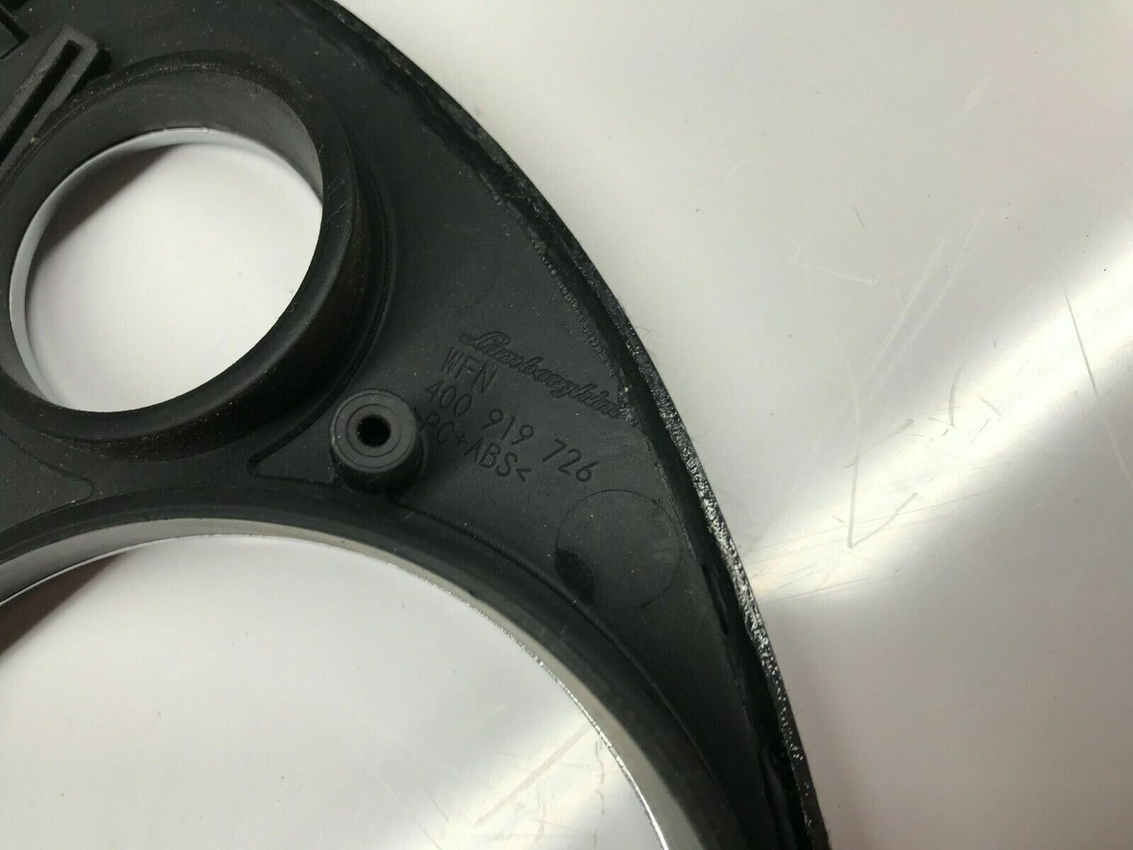 LAMBORGHINI GALLARDO CARBON FIBER INSTRUMENT CLUSTER BEZEL TRIM OEM 400857053F