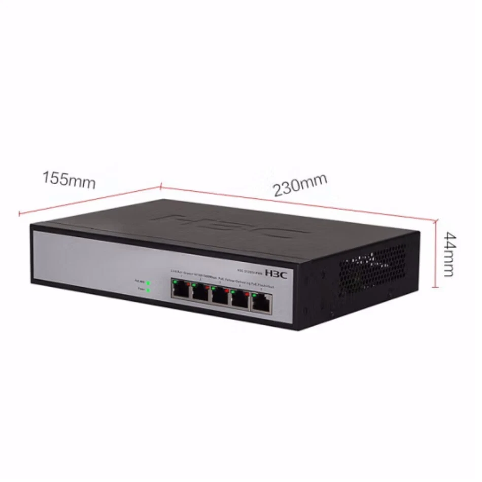 H3C 5-port Gigabit Unmanaged POE Network Switches Enterprise 60W S1205V-PWR - Image 2 of 4