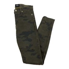 Hudson Jeans Green Camouflage Skinny Jeans | Made in USA
