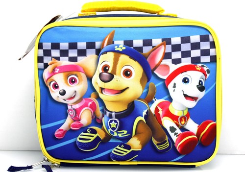 PAW PATROL Large INSULATED LUNCH Box Bag Tote - Marshall Chase Skye BLUE ๐NEW๐ - Picture 8 of 8