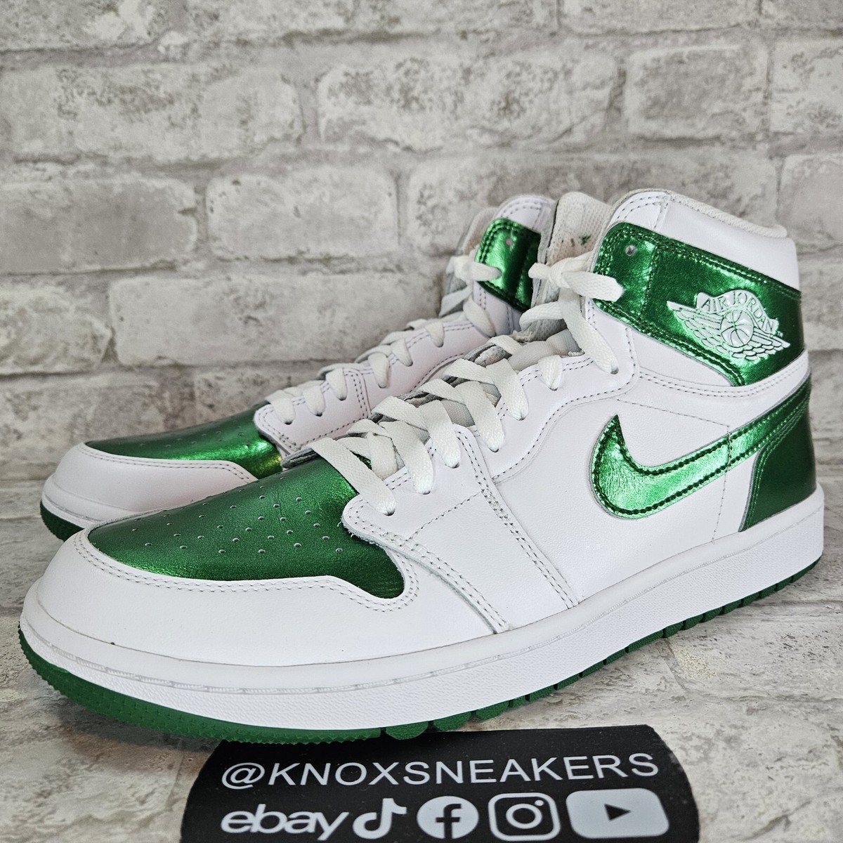 Nike Air Jordan 1 High Golf White Pine Green DQ0660 130 Nike Air Jordan 1 High Golf White Pine Green DQ0660 130