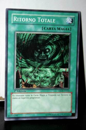 USED YU GI OH CARD GREAT CONDITION TOTAL RETURN MAGIC CARD ITALIAN EDITION - Picture 1 of 1