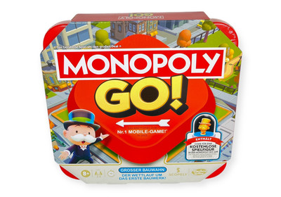 Hasbro Monopoly GO!   Schnelles Strategiespiel für Kinder und Erwachsene