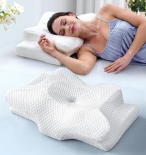 Clinical-Level Relief Cervical Neck Pillow Memory Foam for Side Back Stomach
