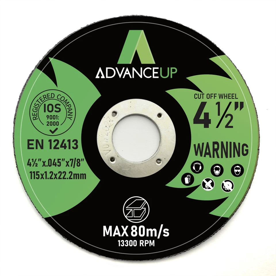 Paquete de 55 ruedas de corte de 4-1/2 pulgadas, discos de corte profesionales para amoladora angular Foto 2 de 4