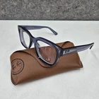 Ray-Ban RB 7217F CHAD 8266 Bio-Based Material Eyeglass Frames Navy Blue 54mm