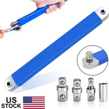 3/8" Spanner Offset Extension Wrench Set Ratchet Wrench with Extender Adapter