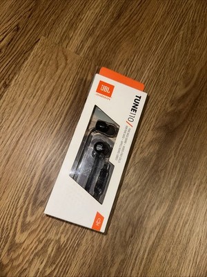 JBL TUNE 110 In-Ear Headphones - Black (JBLT110BLKAM)