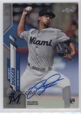 2020 Topps Chrome Rookie Auto Refractor 287/499 Robert Dugger #RA-RD Auto 4f5