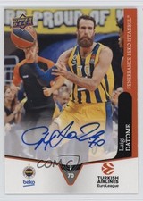 2019 Goodwin Champions Turkish Airlines EuroLeague Luigi Datome #A-LD Auto 03xg