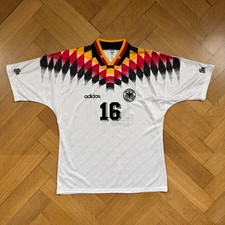 ADIDAS DFB DEUTSCHLAND TRIKOT WM 1994 #16 SAMMER GRÖSSE L