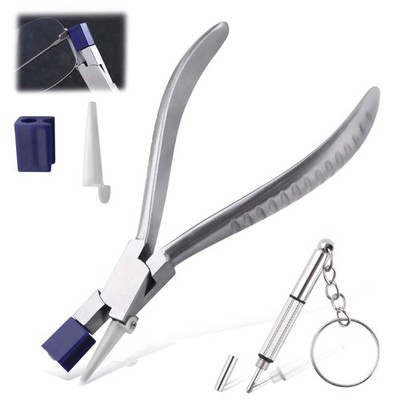 Nylon Concave Eyeglass Pliers, Stainless Steel Spectacle Frame Adjusting Plie...