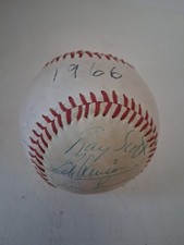1966 Boston Red Sox Team Signed Ball, No COA, Ray Scott And More