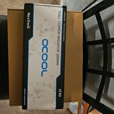 Alphacool NexXxos XT30 Full Copper Radiator, 280mm, Dual Fan, White