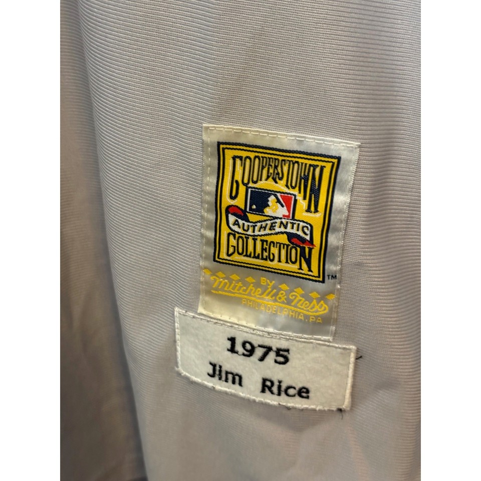 Mitchell & Ness 1975 Jim Rice Boston Red Sox Cooperstown Authentic ...
