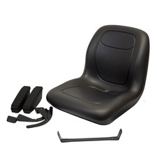 Am107759 One New Black Seat Fits Kubota L48  L3010 L3410 L3710 L4310 L4610