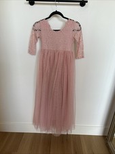 Girl Blush Flower Girl Dress Size 10, 11, 12
