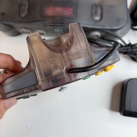 Nintendo 64 N64 Funtastic Smoke Gray Console W/ Matching OEM Controller US Model