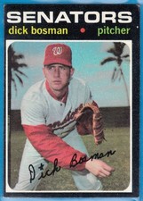 1971 Topps - Dick Bosman #60 - Washington Senators