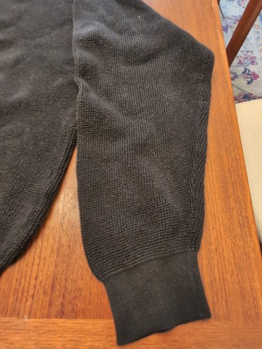 Greg Norman Sweatshirt Herren Large schwarz Stehkragen gerippte Bündchen 1/4-Reißverschluss Pullover - Bild 2 von 8