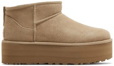 UGG-X-Brand UGG Classic Ultra Mini Platform Boot Sand Womens 1135092-SAN